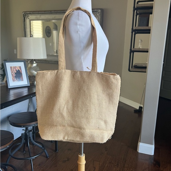 NWT $149 Salt + Umber Isla Natural Jute Seashell Tote Beach Bag Handmade Purse - Picture 6 of 15